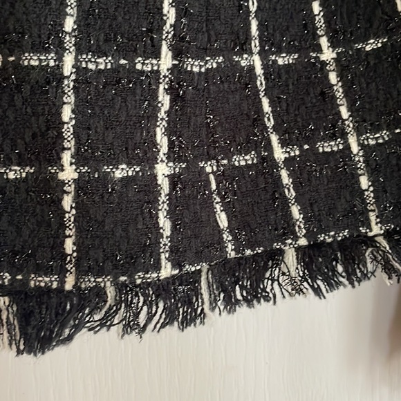 Bianca Nygard Tweed Blazer Black and White Size 6 Small - Picture 12 of 13